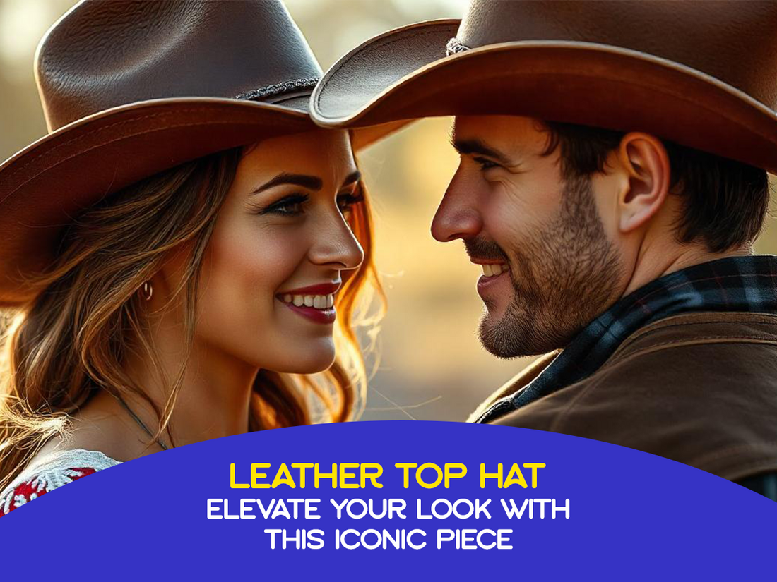 Leather Top Hat | Elevate Your Look with This Iconic Piece