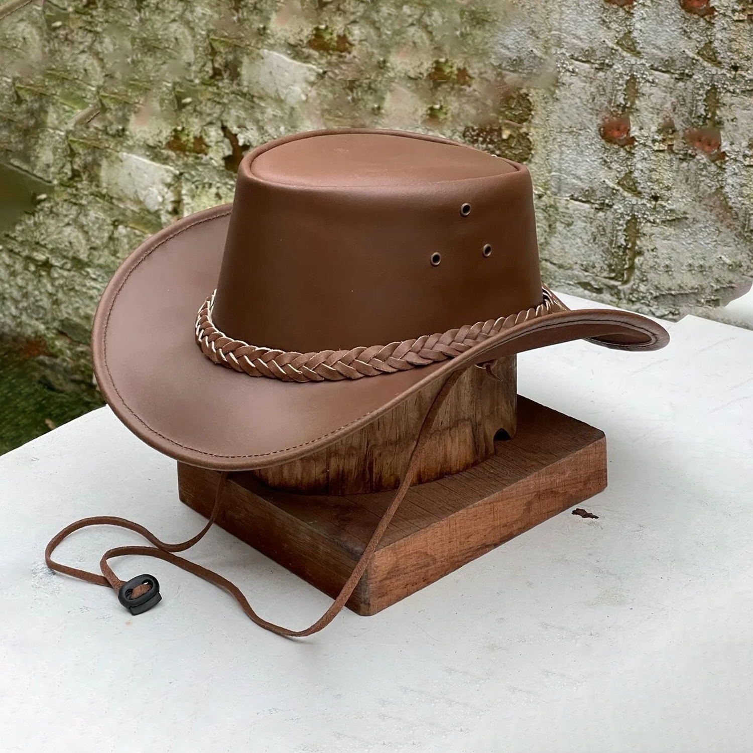 Aussie Cowboy Western Outback Tan Hat Shapeable brim