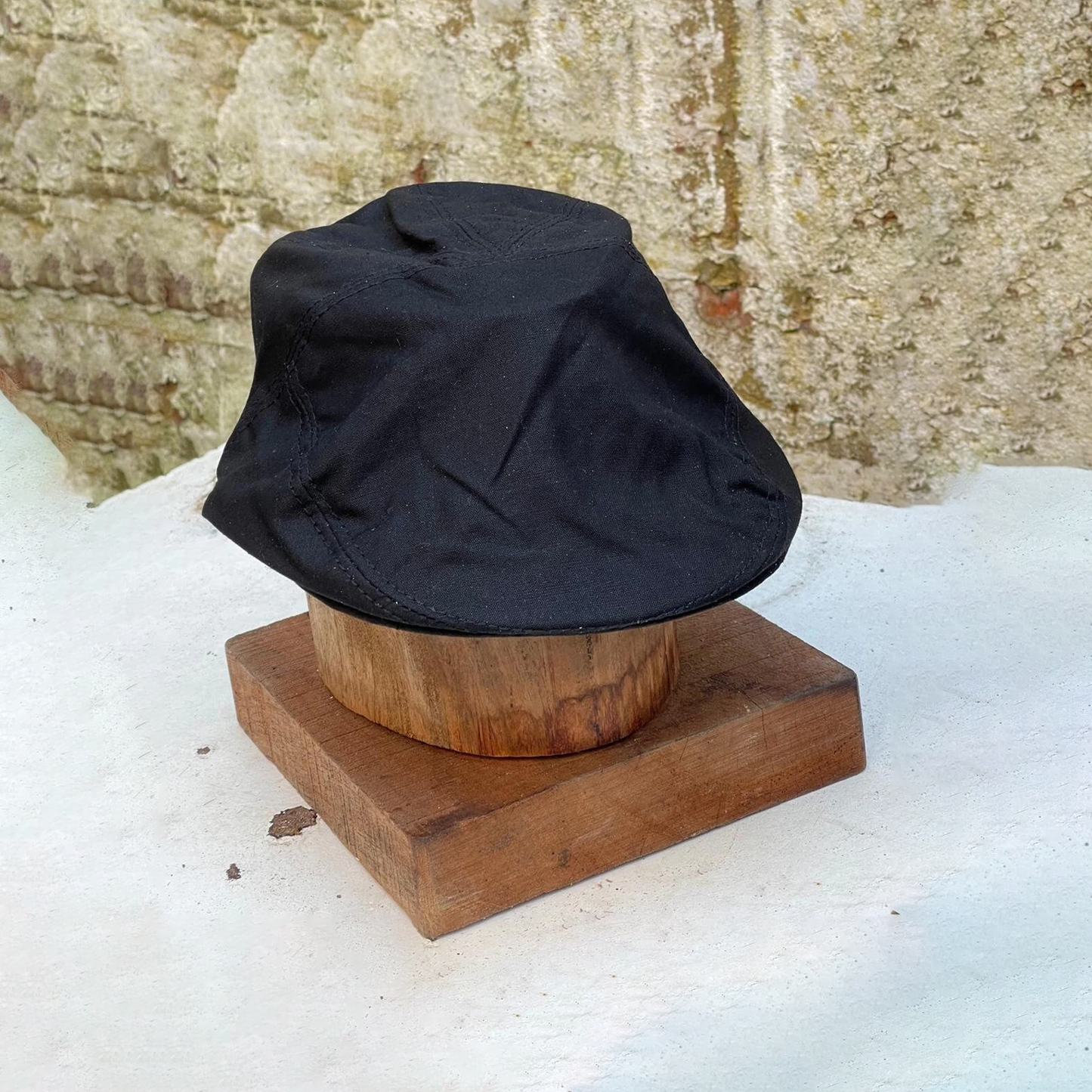 Men's flat cap cotton wax black man genuine peaky ivy newsboy cap