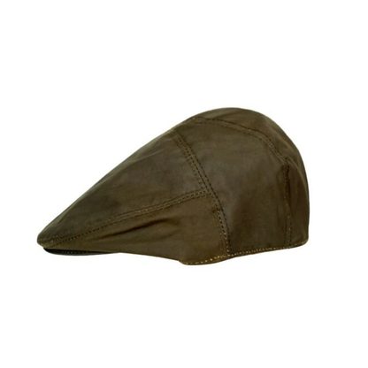 Men's flat cotton wax cap ivy peaky newsboy cabbie cap made for man