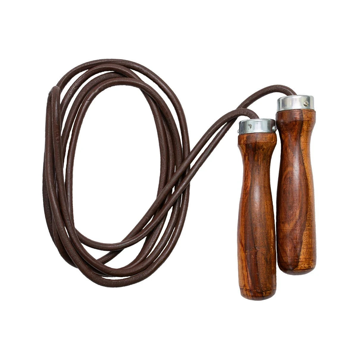 Leather Skipping Rope Fitness Gym Exercise Workout