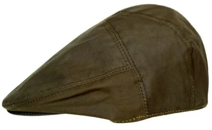 Men's flat cotton wax cap ivy peaky newsboy cabbie cap made for man