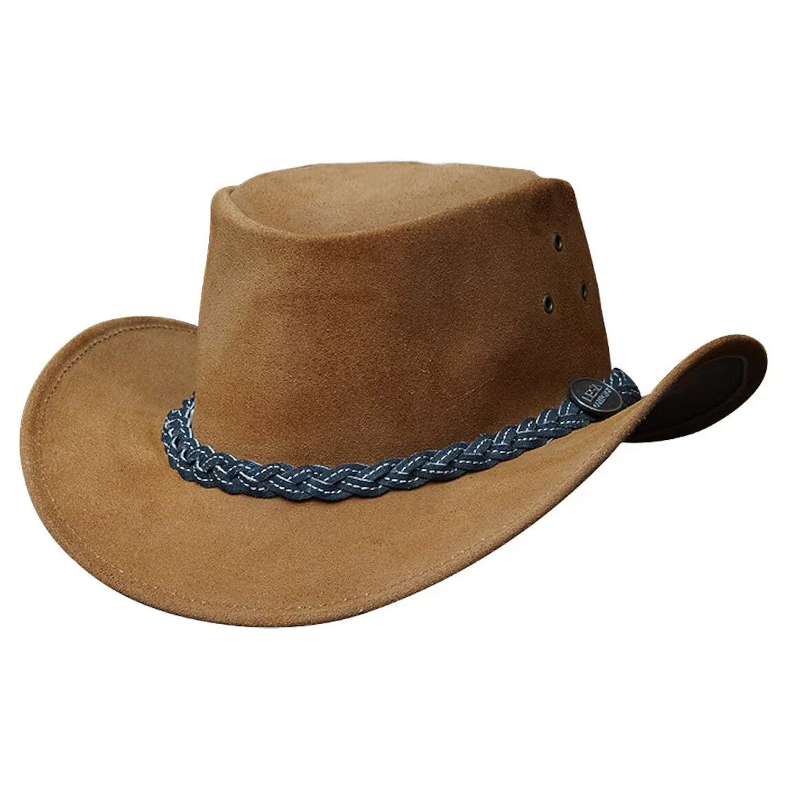 Aussie Genuine Suede Leather Bush Outback Cowboy Cowgirl hats All Colours and Sizes