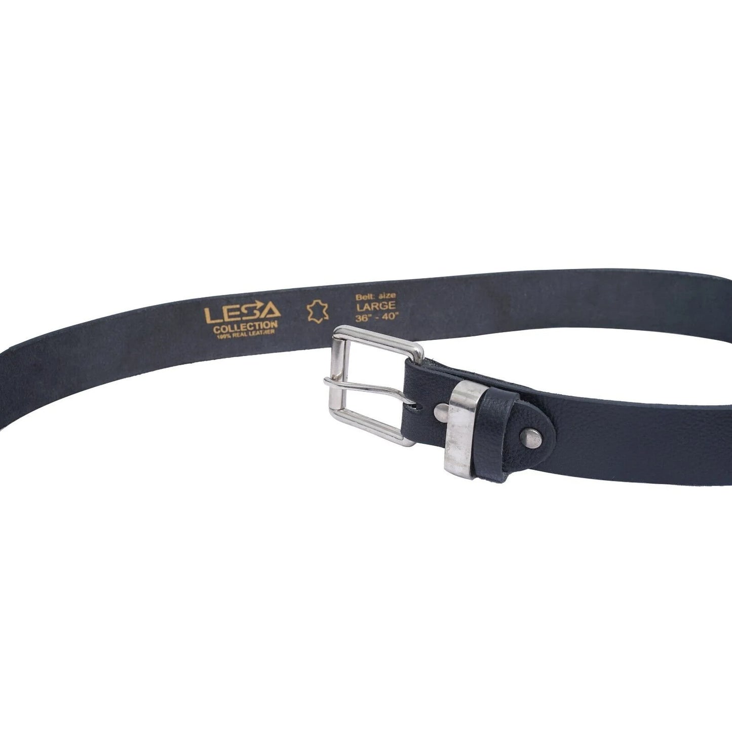 Real Genuine Full Grain Leather Belts Hard-Wearing & Long Lasting Worker Casual Belts