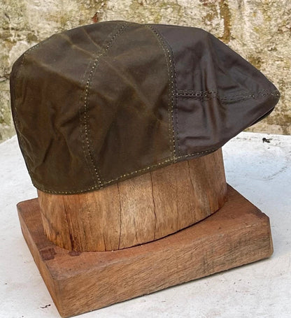 Real Genuine Leather Ivy Cap Distressed Leather Gatsby Newsboy Brown Flat Cap/ Hat