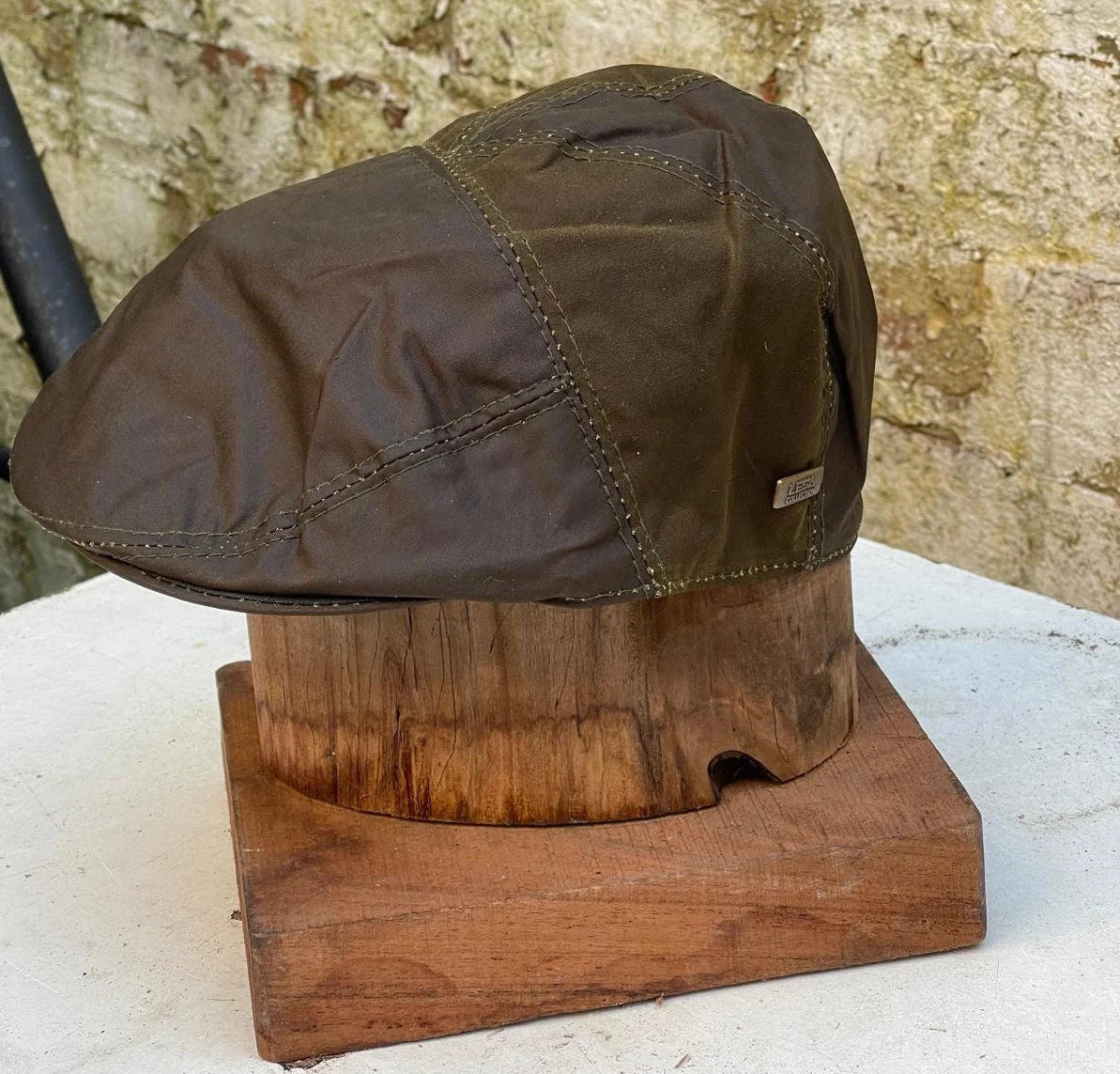 Real Genuine Leather Ivy Cap Distressed Leather Gatsby Newsboy Brown Flat Cap/ Hat