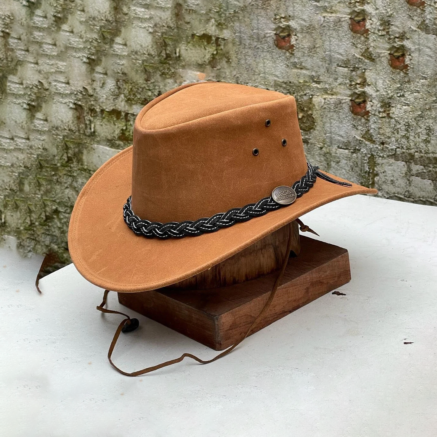 Aussie Genuine Suede Leather Bush Outback Cowboy Cowgirl hats All Colours and Sizes